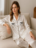 Satin Heart Pyjama Set
