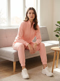 High Neck Jacquard Co-ord Set