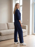 Navy Ease Co-ord Set