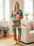 Floral Paradise Night Suit