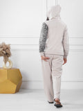 FAWN Hooded Warm Fleece Tracksuit - Stylish Hoodie and Trackpants Set for Ultimate Comfort During Chilly Days and Nights - Winter Wear