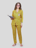 Women's Button Down Pyjama Set