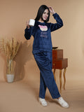 Soft Velour Night Princess Pyjama Set