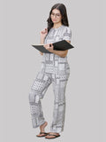 Cotton Blend Printed Pyjama Set