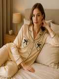 Satin Heart Pyjama Set