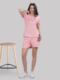 PEACH T-SHIRT WITH SHORT