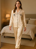 Satin Heart Pyjama Set