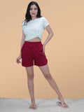 Women's Elastic Waistband Lounge Shorts