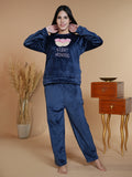 Soft Velour Night Princess Pyjama Set