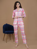 Candy Check Night Suit