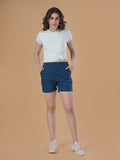 Women's Elastic Waistband Lounge Shorts