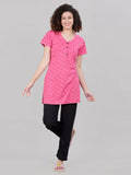 Nightwear Women's Long Kurti with Pant