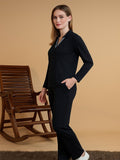 Sinker Jacquard Top & Pyjamas Set