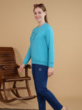 Fleece Round Neck Pyjama Set