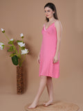 Knee Length Edge Ribbed Nightie