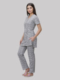 Rock Print Long Pyjama Set