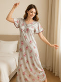 Grey Blossom Nightwear