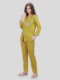 Women's Button Down Pyjama Set