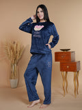 Soft Velour Night Princess Pyjama Set