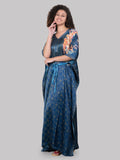 Satin Kaftan Nighty With Belt