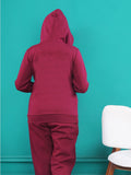 Hooded Warm Up Fleece Tracksuit