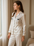 Satin Heart Pyjama Set