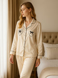 Satin Heart Pyjama Set