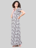 Overall Heart Print Maxi Nightdress