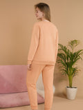 High Neck Jacquard Co-ord Set