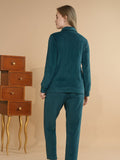 Velour Zip Up Tracksuit