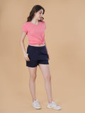 Women's Elastic Waistband Lounge Shorts