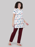 Pankha print long pyjama set