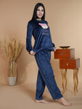 Soft Velour Night Princess Pyjama Set