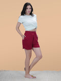 Women's Elastic Waistband Lounge Shorts