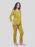 Women's Button Down Pyjama Set