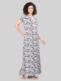 Overall Heart Print Maxi Nightdress