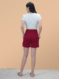 Women's Elastic Waistband Lounge Shorts