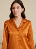 Amber Glow Satin Nightwear Set