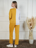 Warm Prime Fleece Mustard Pajama Set