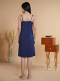 Knee Length Edge Ribbed Nightie