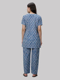 Women's Cotton night suit with pyjama set