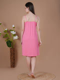 Knee Length Edge Ribbed Nightie