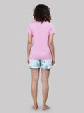 PINK TOP WITH BLUE SHORTS FOR GIRLS