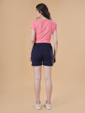 Women's Elastic Waistband Lounge Shorts