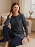 Midnight Plaid Comfort Pyjama Set