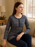 Midnight Plaid Comfort Pyjama Set