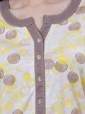 Bubble Print Button Up Nightdress