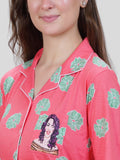 CLASSY LADY WITH TOMATO PRINTED PJ SET