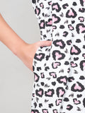 Overall Heart Print Maxi Nightdress