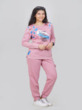 Printed Sweatshirt & Jogger Set